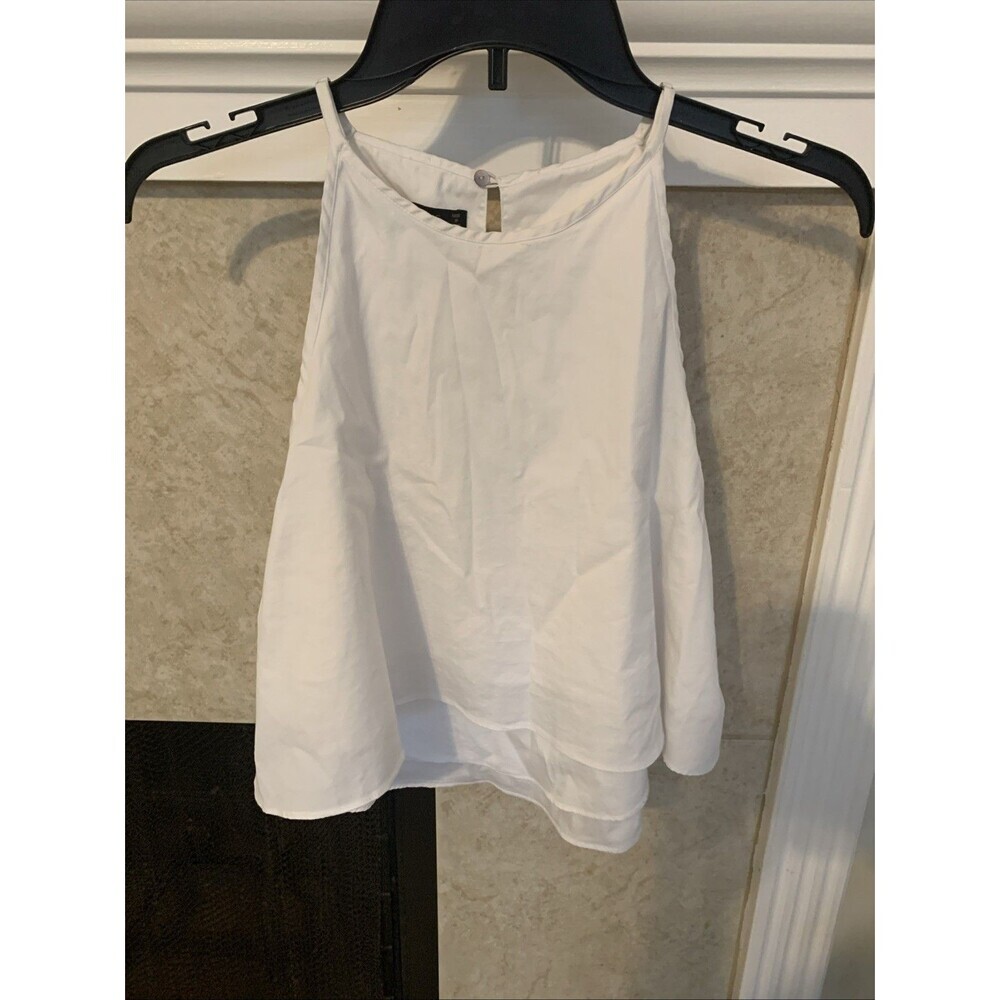 Zara Basic women's top, white, size M - Picture 3 of 4